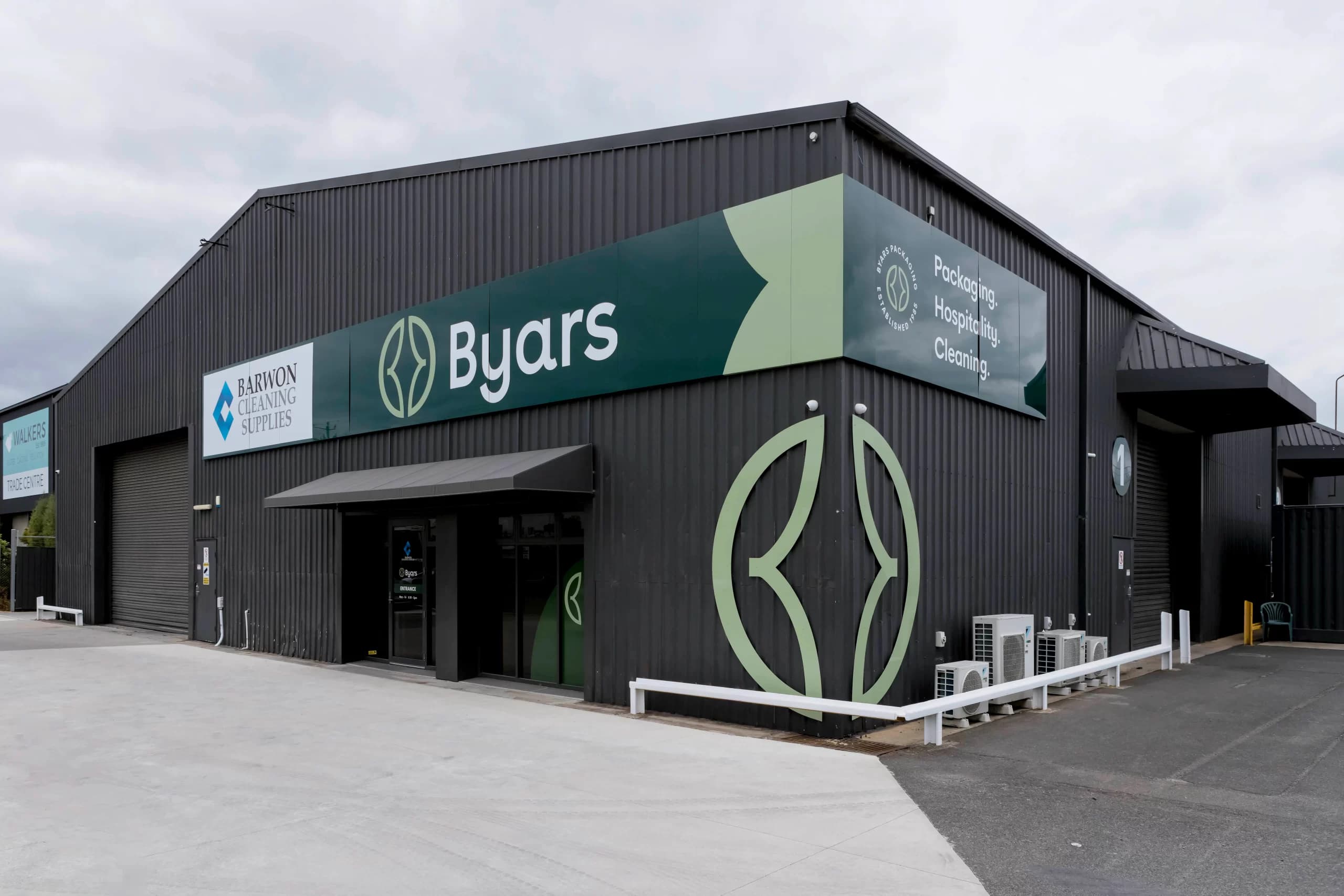Byars warehouse and trade counter in South Geelong