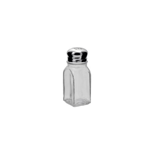 Salt & Pepper Shaker Square Glass 10cm Byars Packaging