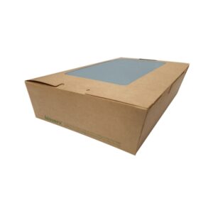 Lunch Box with Window - Brown - Medium