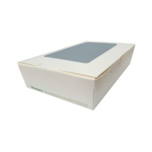 Lunch Box with Window - White - Medium