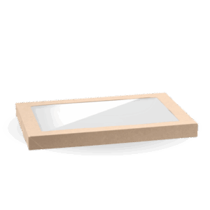 Catering Tray Lid PLA Window - Bioboard - Medium