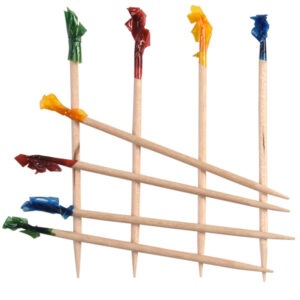 Tooth Pick Frilled - 10cm