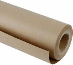 Brown Kraft Roll - 600mm - 60 Gsm - 340 Metre