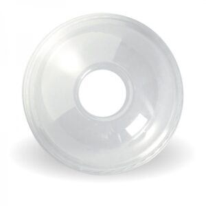 Dome Lid with Hole to suit 300-700ml PLA Bio Cups