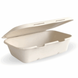 Biocane Clamshell  - Natural 'Biopak'