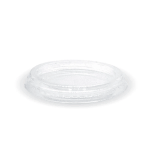 Bio Cup Lid Clear Flat to suit 60-280ml