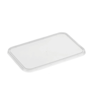 Rectangle Lid For Smooth Container 'G' Lid - Clear - to suit 500-1000ml