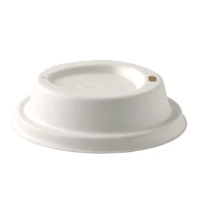 Bagasse Lid - White - 12oz