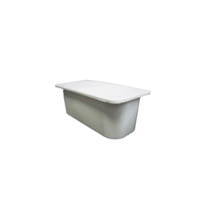 Rectangular Container - 5lt - White Plastic
