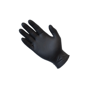 Powderfree Nitrile Gloves - Black - Small