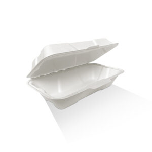 Sugarcane Hotdog Snack Box - White
