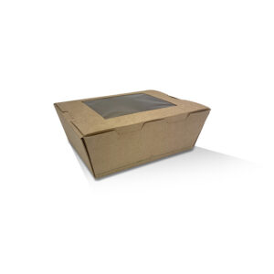 Lunch Box Bio with Window - Brown - Medium