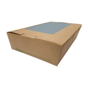 Lunch Box with Window - Brown - Large