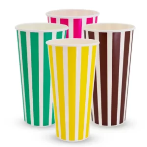 Milkshake Cup - Candy Stripe - 22oz