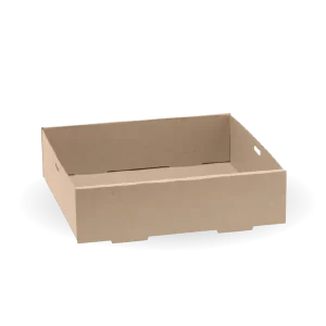 Catering Tray Base - Bioboard Square - Small (Straight Sided)