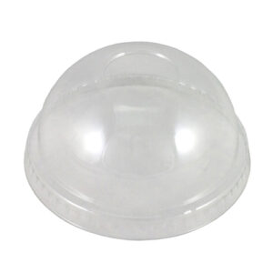 PET Dome Lid Small to suit 285-340ml Clear Drinking Cups