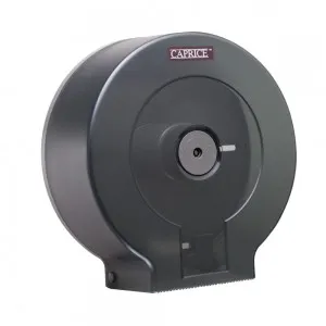 Plastic Jumbo Toilet Roll Dispenser - Black