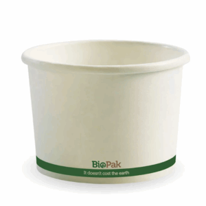 Bio Bowl Green Band - White - 550ml/16oz