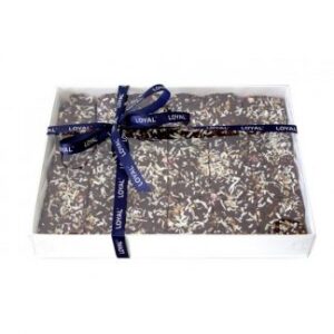 Biscuit Box Rectancle with Clear Lid - 12.5x10x2(H)''