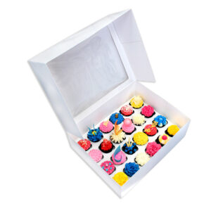 24 Cupcake Box With Window + Insert