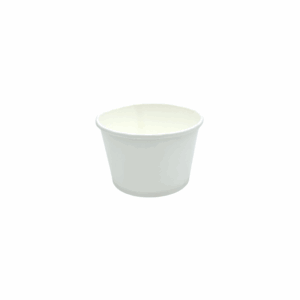 Paper Food Container - White - 8oz