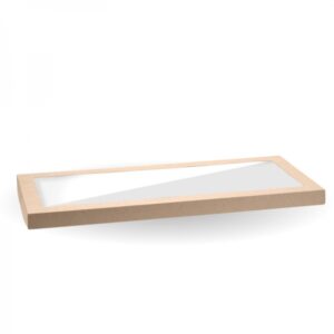 Catering Tray Lid PLA Window - Bioboard - Large