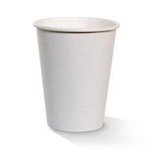 Coffee Cup Single Wall - White - 12oz