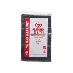 Garbage Bags 120 Litre - Black