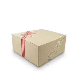 KL Cake Box - Red Bow - 10''