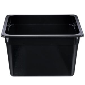 Polycarbonate Food Pan - Black - Size 1/2 x 150mm