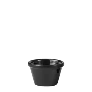 Ramekin 63mm (D) x 40mm (H) - 45ml Black - Ryner Melamine