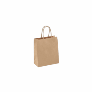Petite Brown Rope Bag - 215x180+85mm