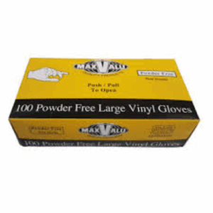 Powderfree Vinyl Gloves Large - Blue