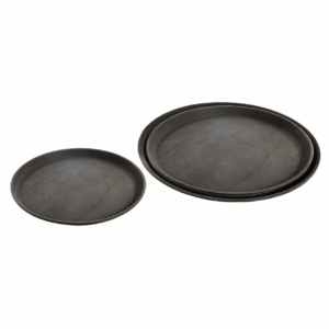 Drink Tray Non Slip - Black - 35cm (D)