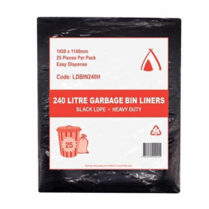 Heavy Duty LDPE Garbage Bag 240 Litre