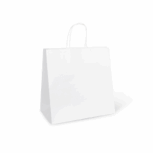 Takeaway Bag Uber Size - White - 300x300mm+180mm