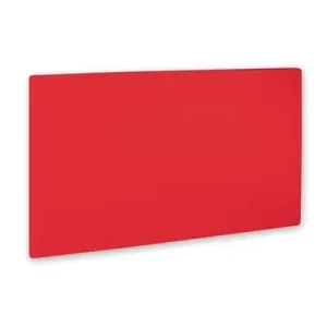 Cutting Board Red PE (Raw Meats) - 380mm x 510mm x 19mm