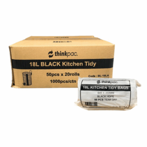 Kitchen Tidy Bag - Black 18 Litre - Recree8