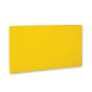 Cutting Board Yellow PE (Raw Poultry) - 380mm x 510mm x 19mm