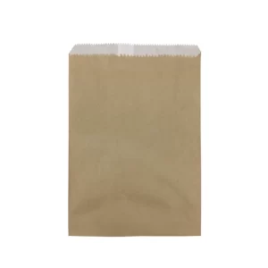 3 Long Greaseproof Lined Brown Bag