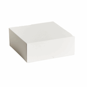 Cake Box White Pop Up Heavy Duty - 10''