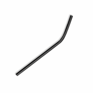 Paper Drinking Straw Flexi Black - 20/6