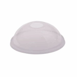 PET Dome Lid with Hole to suit 12-24oz RPET Cup