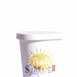 Milkshake Lid  - Truly Eco - Compostable - 16oz to 22oz