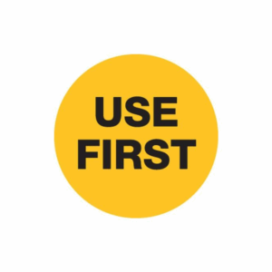 Use First Round Label - 24mm
