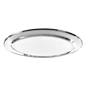 Oval Stainless Steel Platter 50cm