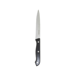 Cavalier Point-Tip Steak Knife, Black Bakelite Handle, 236mm