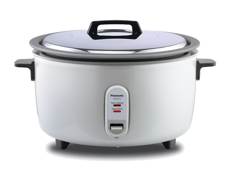 Panasonic SR-GA721F Rice Cooker, 40 Cup, 7.2 Litre, White
