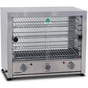 Roband Pie Master PM50 Pie Warmer, 50 Pies, Single-Side Glass Doors
