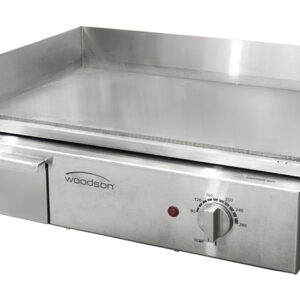 Woodson W.GDA50.10 Countertop Griddle, 8mm Cast Steel Plate, 10 Amp